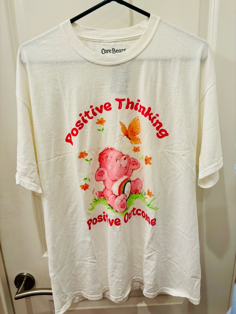 NWOT Care Bears oversized White Tee- OS